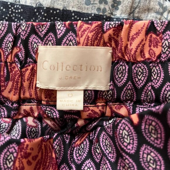 J.Crew Easy pant in roaming tigers print | 100% Silk - Picture 4 of 5
